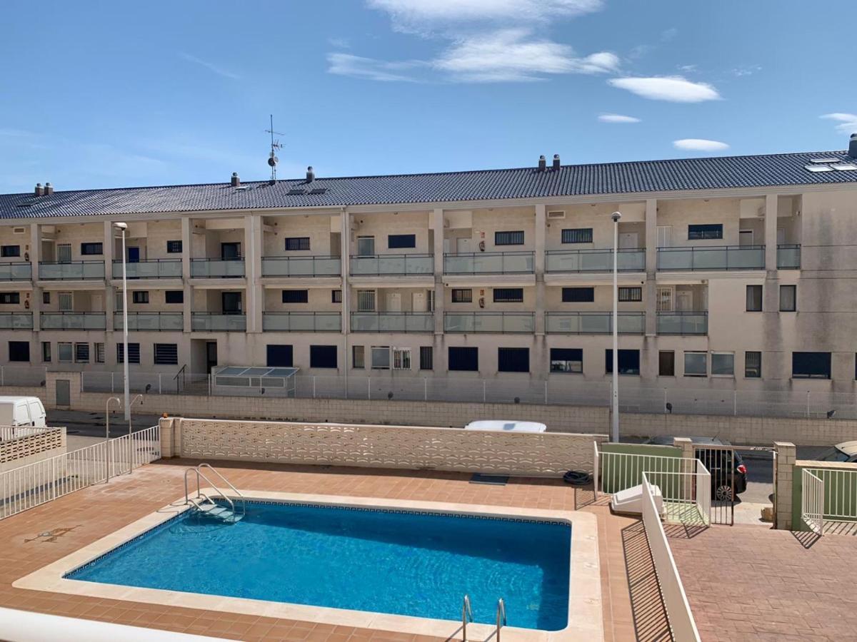 Apto Con Piscina En La Playa Cerca De Vlc Con Ac Puzol Exterior foto